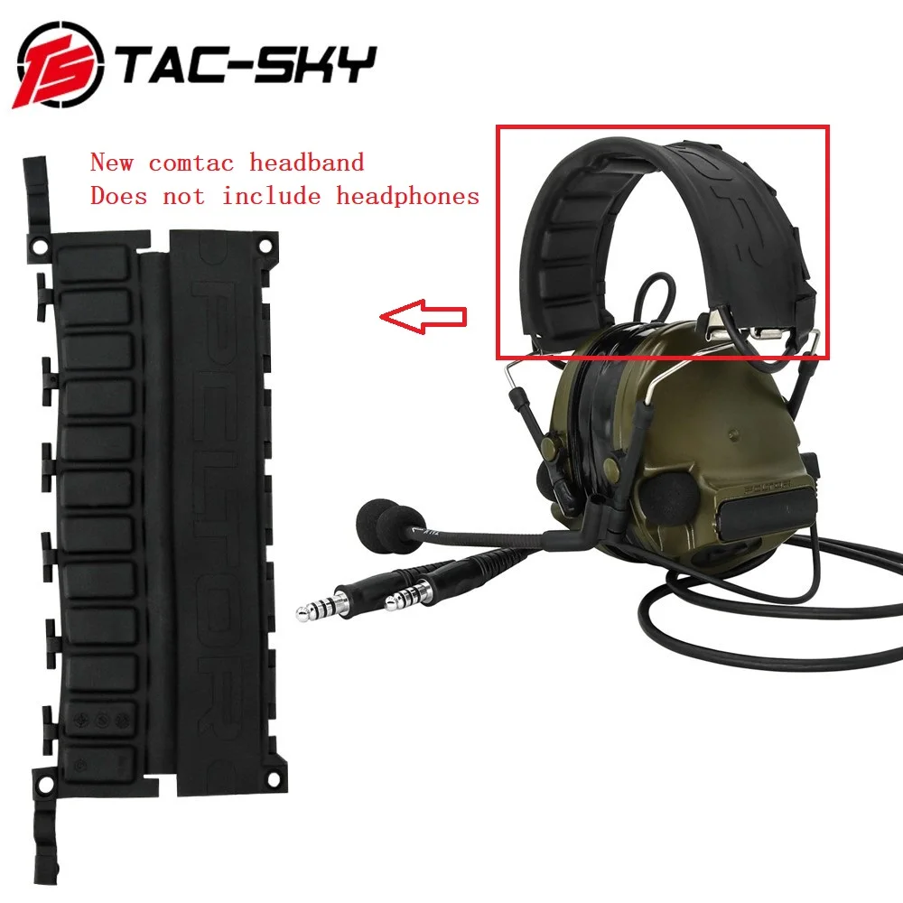 

TAC-SKY new comtac replacement headband tactical headphones peltor series comtac i ii iii iv hunting noise-cancelling headphones