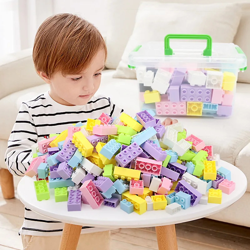 Новые детские DIY игрушки Кирпичи сумка для хранения коробка Juguetes Brinquedos Legoinglyd