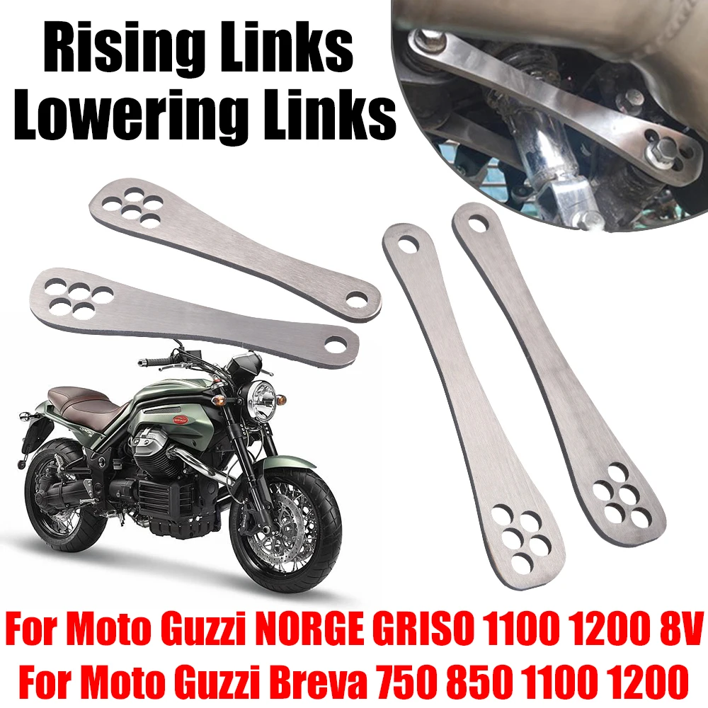 For Moto Guzzi Breva 750 850 1100 1200 NORGE GRISO 1100 1200 8V Motorcycle Accessories Rear Suspension Rising Lowering Links