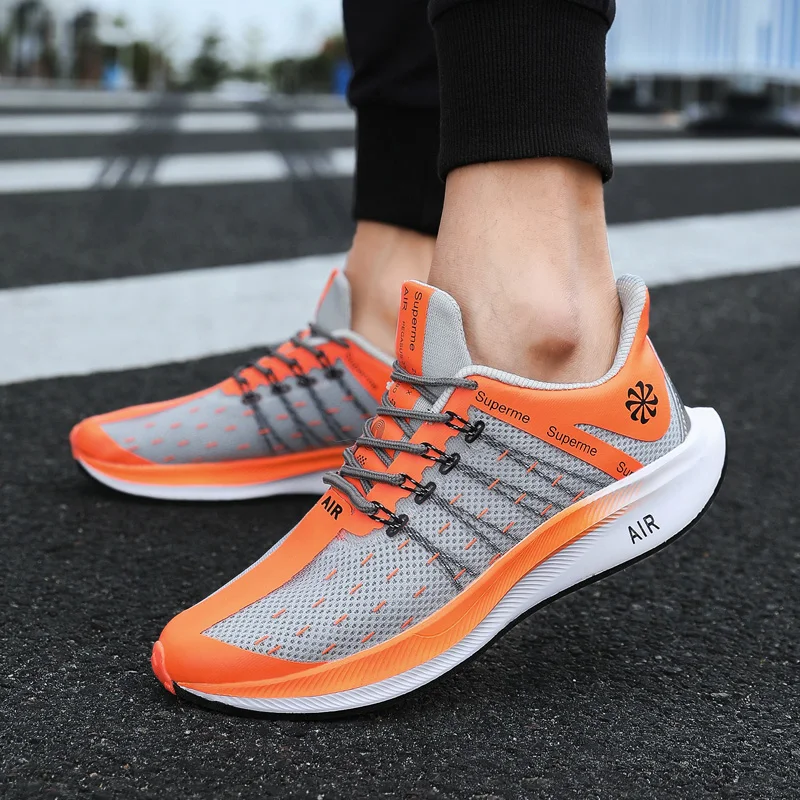 Спортивная обувь для мужчин 2019 летние новые мужские кроссовки со шнуровкой