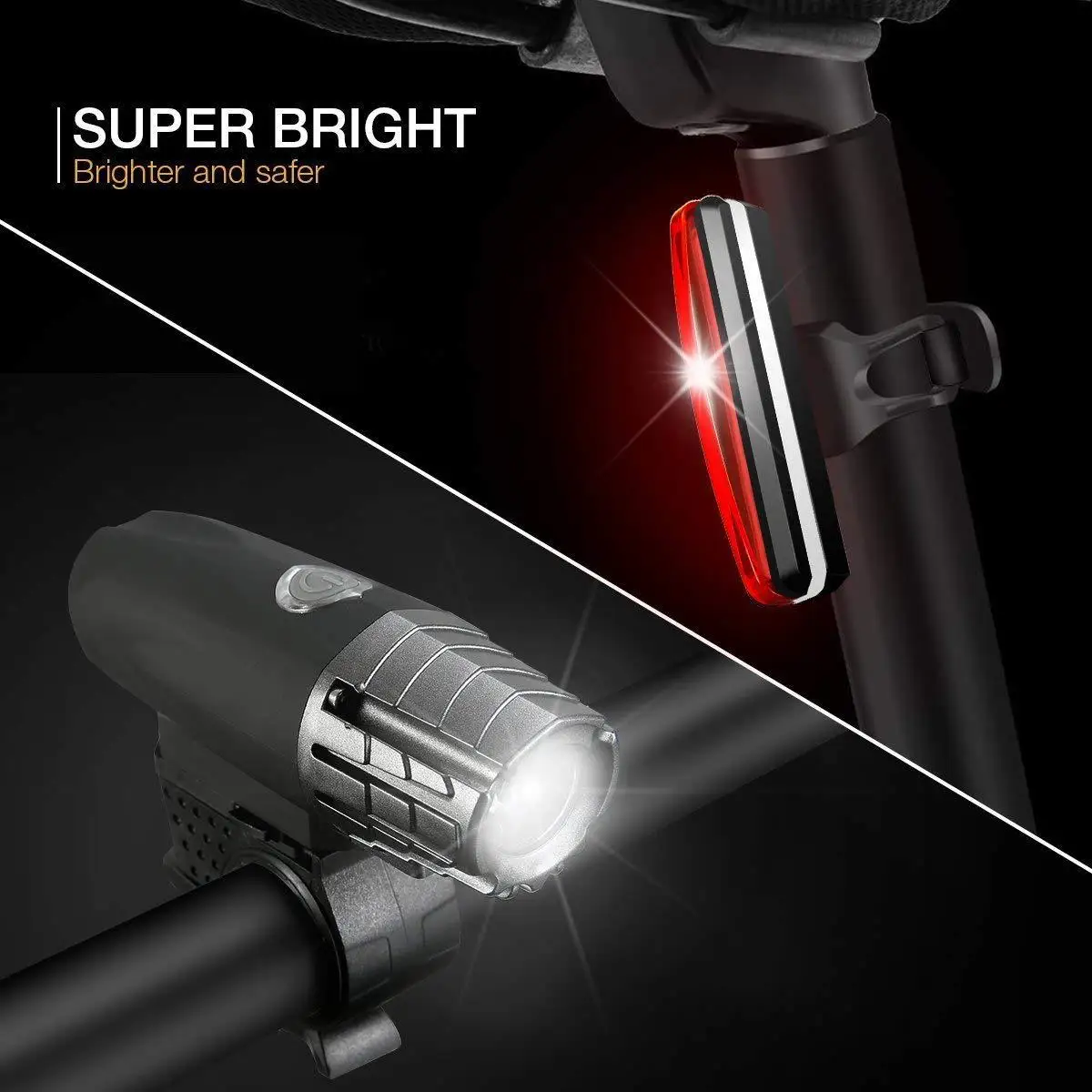 

New Bicycle Front Light 2256 Front Light Warning Light Front Light Light Mountain Bike Front Light Set 320 Lumens