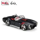 Модель автомобиля Maisto 1:24 из сплава, гоночный Металлический Игрушечный Автомобиль, детская игрушка, подарок, коллекция Ford 1965 Shelby Cobra 427