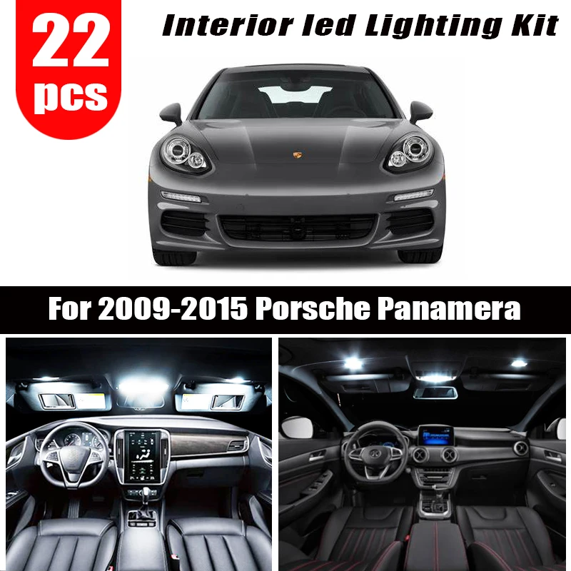 Для Porsche 2009 2015 Panamera 4 S 4S Turbo Diesel GTS Hybrid светодиодный светильник номерного знака +