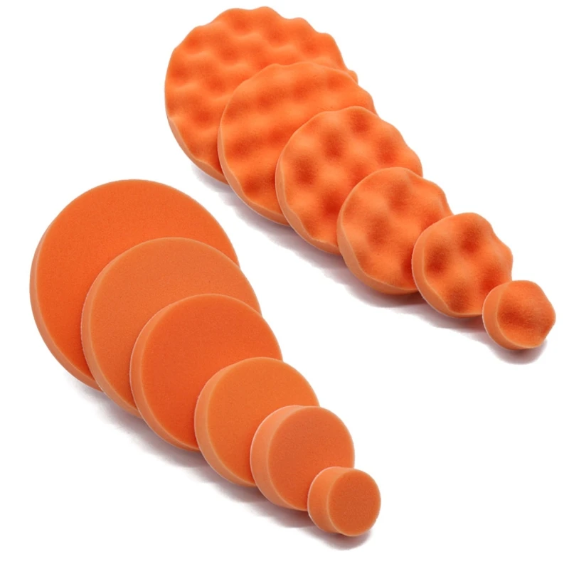 

2"/3"/4"/5"/6"/7" Sponge Foam Polishing Pads Buffing Pads for Car Beauty Waxing Polishing Pad 5pcs