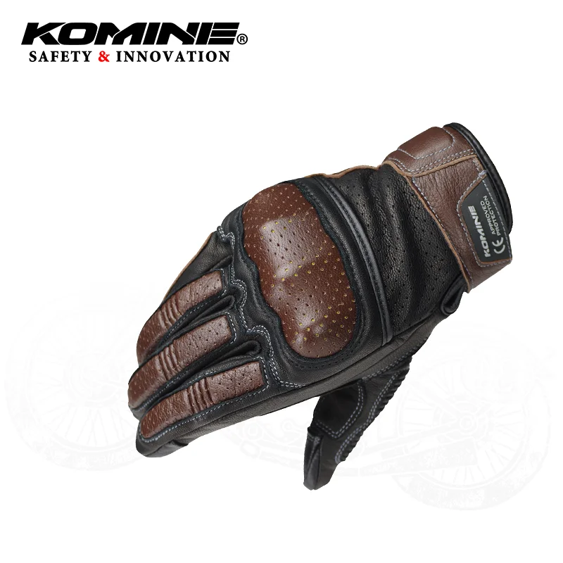 Komine GK 217 защитные 3D сетчатые перчатки мотоциклетные Optimun летние для верховой езды