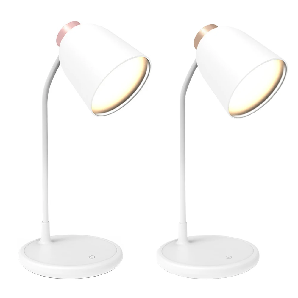 

LED Desk Lamp Gooseneck Flexible Reading Light Three-Speed Touch Dimming Lamp For Studying Eye Protection Student Table Light