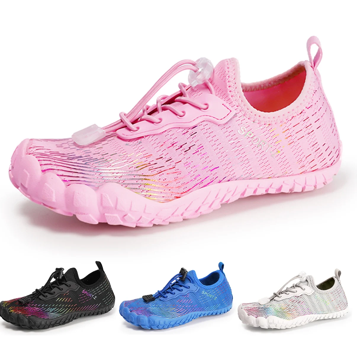Aqua shoes Fashion wading beach shoes Children quick-drying swimming shoes Boys and girls water shoes Colorful sports shoes