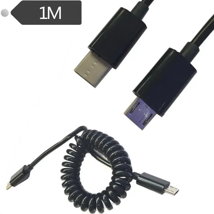 LBSC спиральная USB 3 1 C-TYPE папа 2 0 микро 5P адаптер Cable-1m | Компьютеры и офис