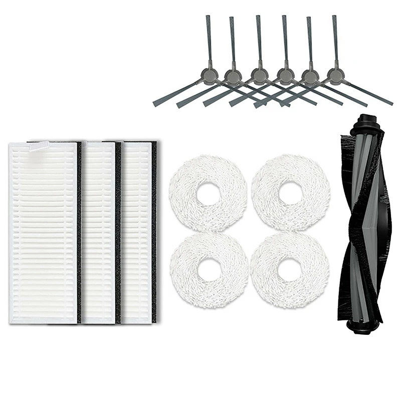 

Main Side Brush Filter Mop Cloth Accessories for ECOVACS Deebot N9+ Vacuum Cleaner Parts