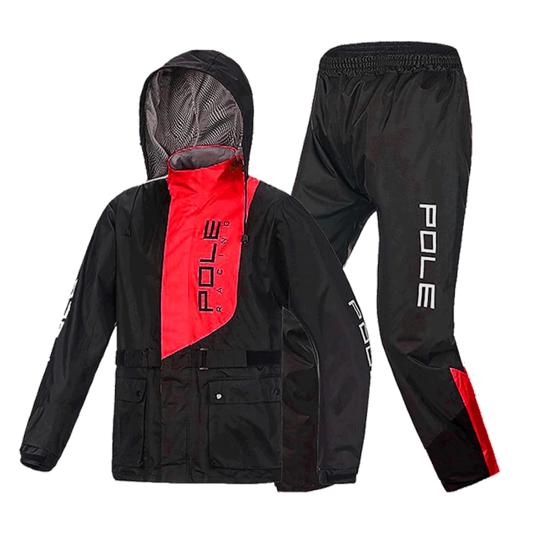 Спортивный дождевик на шесте для мотоцикла костюм водонепроницаемый пальто и