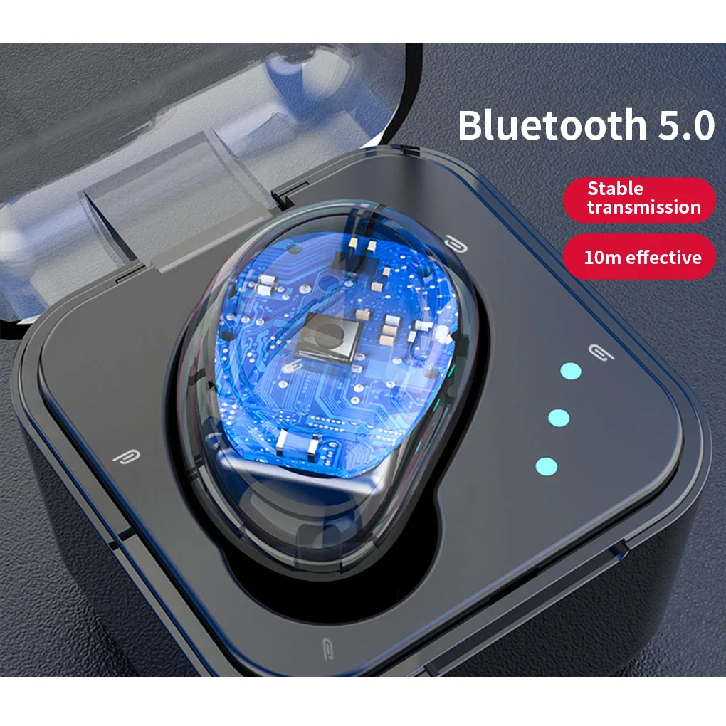 Миниатюрные невидимые беспроводные наушники TWS Bluetooth-наушники с шумоподавлением
