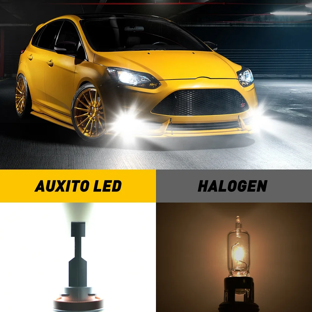 

2Pcs Super Bright H11 H8 LED Yellow White H10 Led Fog Lights H16JP LED Bulb Car Driving Lamp for BMW Toyota Skoda Ford Lada