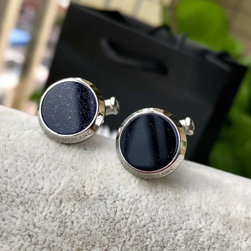 

New arrived High Quality jewelry Stainless steel star stone cufflink for mens