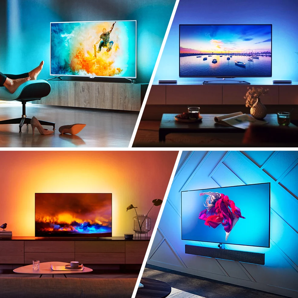 Светодиодная ленсветильник с поддержкой Wi-Fi USB RGB 0 5/1/2 м | Лампы и освещение