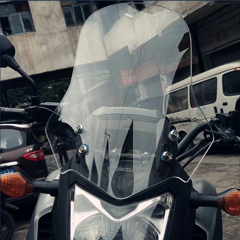 motorcycle windscreen windshield deflector protector motorcycle wind screen moto for honda cb500x cb 500 x 2012 2020 2019 2018 free global shipping