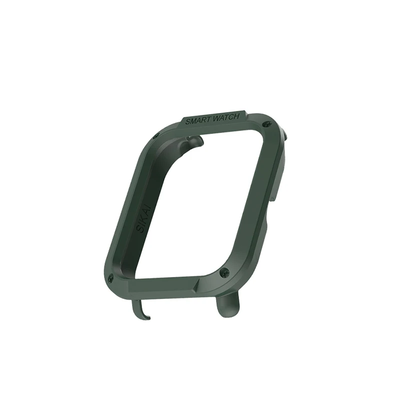 Green Plastic Для Amazfit Bip чехол SIKAI защитный жесткий бампер чехол для Huami midong Bip Lite Смарт-часы PC Оболочка Легкий разноцветный - Цвет: Green Plastic
