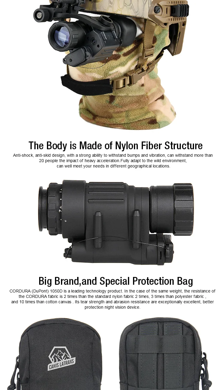 Mini Digital Night Vision Military Tactical Optical Monocular Telescope Device For Hunting 200m More Visual Distance