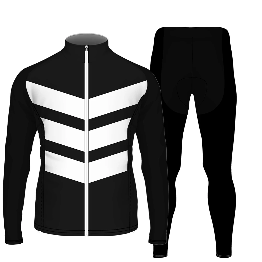 3D Cycling Jersey Long Sleeve Top Trousers Bib Set Irregular Line Quick-Dry Fashion Hip Hop Casual Outdoor Fitness Sportswear | Спорт и