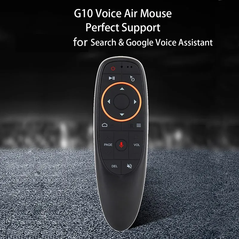 

G10S Air Mouse Voice Control with Gyro Sensing Game 2.4GHz Wireless Smart Remote G10 Pro for X96 H96 MAX A95X F3 Android TV Box