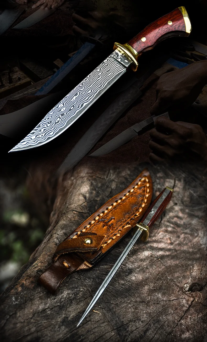 WIND Key knife mini Damascus steel edc portable self-defense pocket high sharp | Инструменты