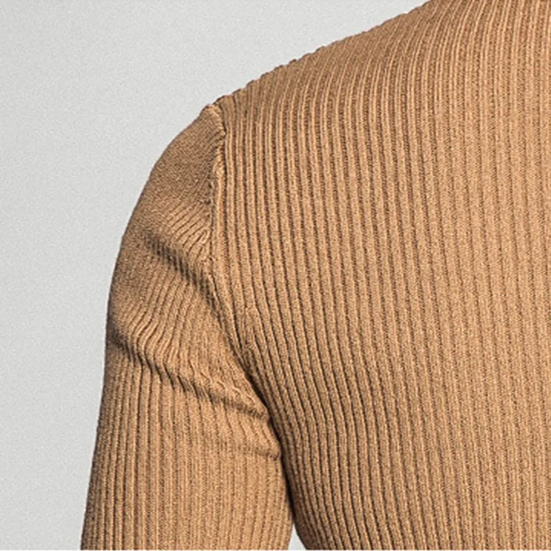 

Warm Turtleneck Pullovers Men'S Fall Winter 2020 Solid Fashion Casual Long Sleeve Sweater Youth Slim Preppy Style Streetwear