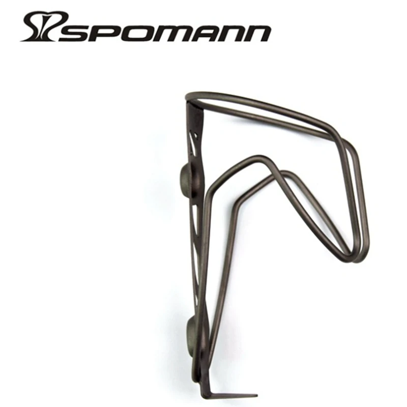 

SPOMANN Ultralight Titanium Alloy Bike Water Bottle Cage MTB/Road Bicycle Bike Bottle Holder Bike Cycling Bottle Cage