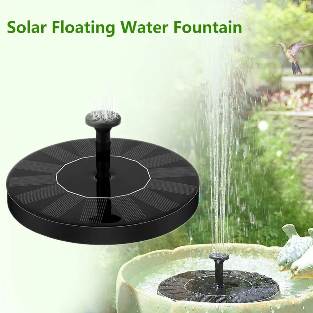 Мини на солнечных батареях плавающая птица для ванны водяной панельный