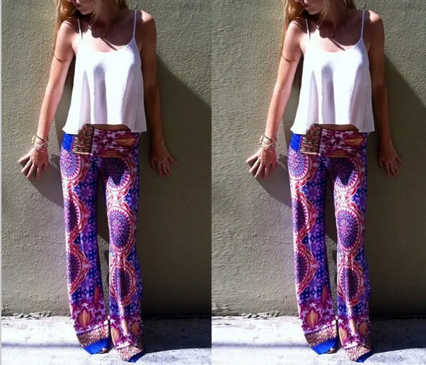 

women pants fall fashion streetwear trousers women harajuku gothic ladies print autumn flower wide leg pants vadim joggers