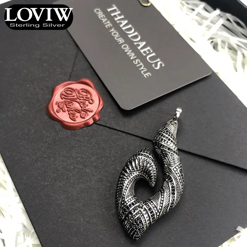 Кулон крючок этнические маори Модные Этнические украшения руччной работы