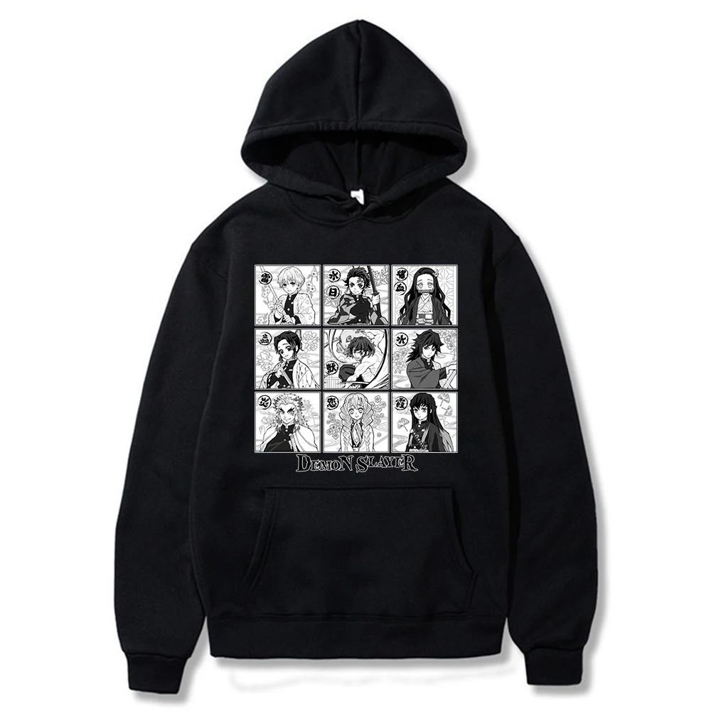 

Толстовки с капюшоном Tanjirou Nezuko из аниме «рассекающий демонов», удобный топ, пуловеры