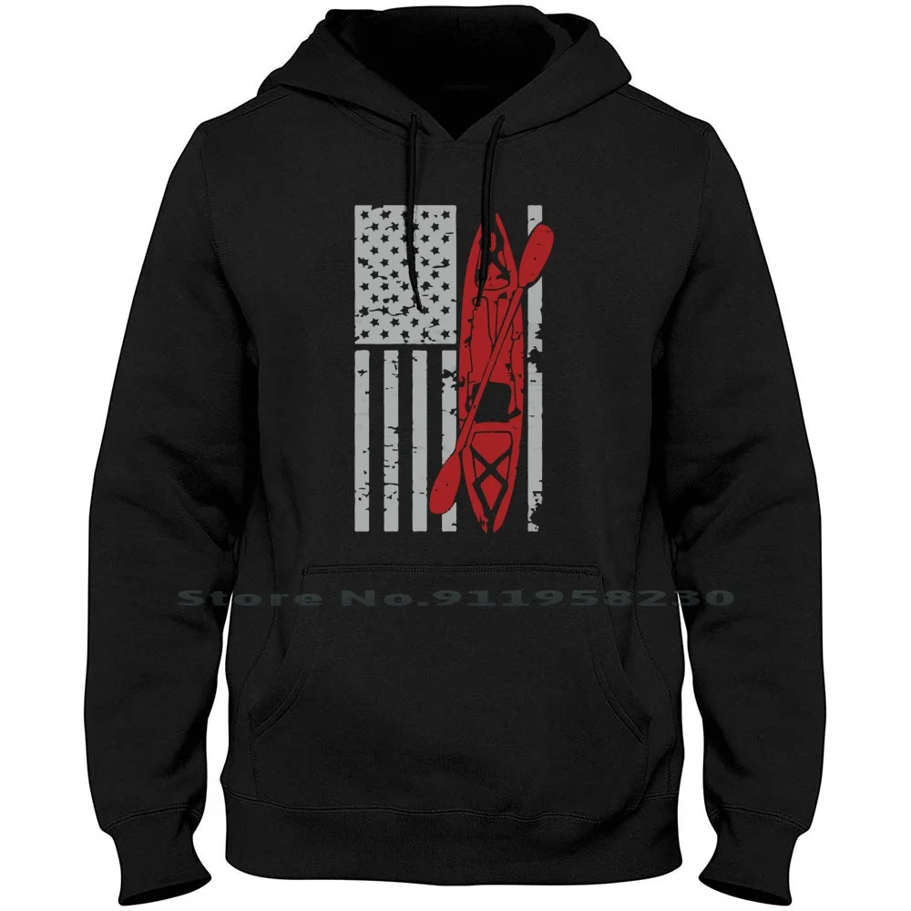 Свитер с капюшоном для мужчин и женщин хлопковая толстовка американским флагом