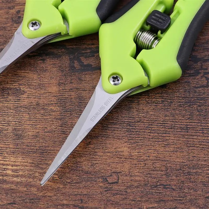 Садовые ножницы с пластиковой ручкой портативные профессиональные садовые из