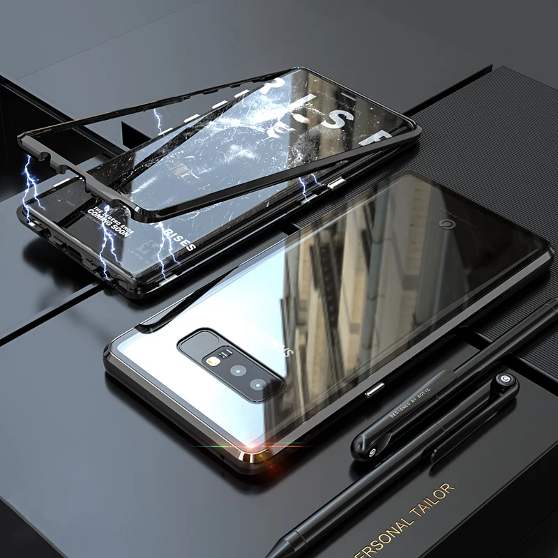 Магнитный чехол для etui, чехол для samsung Galaxy S10 Plus S10E Note 9 8 S9 S8 Plus Note8 Note9, задняя крышка для samsung S10 E, чехол S10Plus