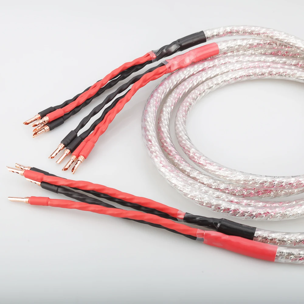 Кабель для динамика 2 5 м пара OFHC медный кабель с банановым штекером - купить по