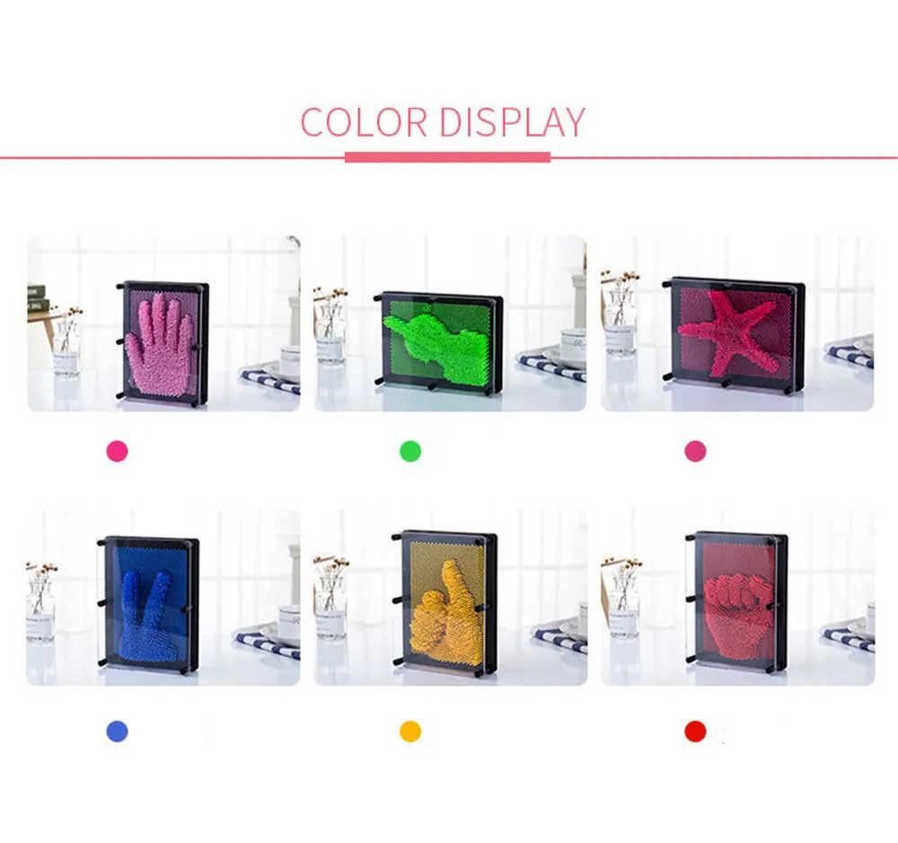 Игрушки 3d игрушка антистресс клон отпечатков пальцев картина из игл кляп