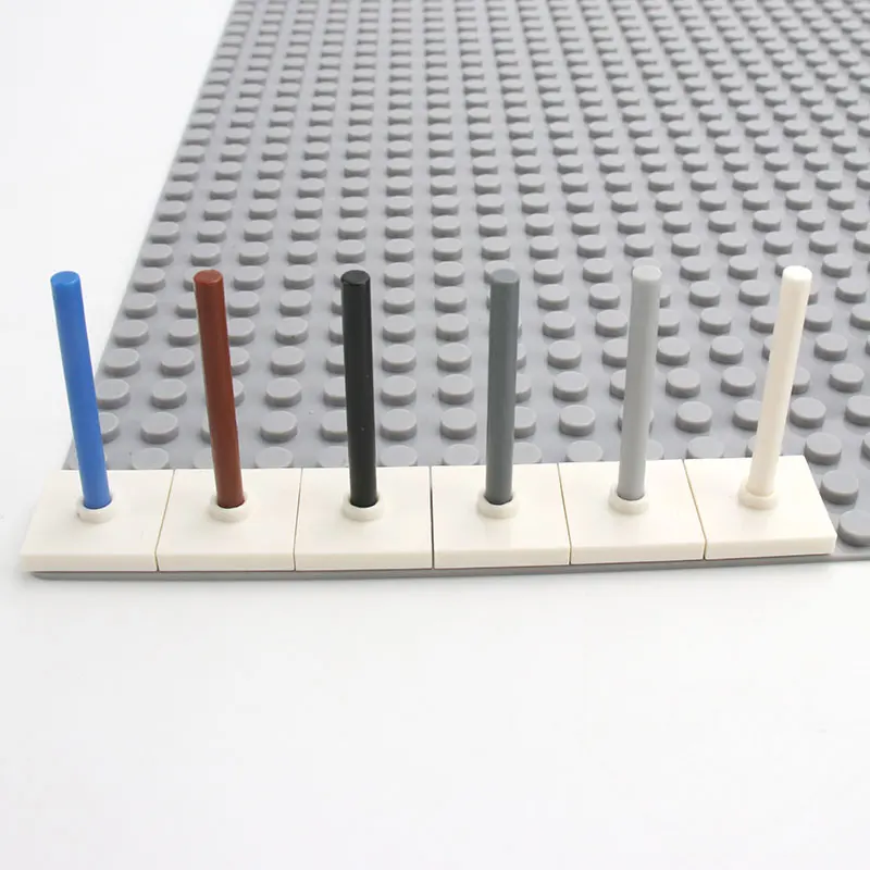 

DIY Assembles Particles 21462 30374 1x4 Studs For Building Blocks MOC Bricks Round Bar DIY Tech Parts Educational Toys