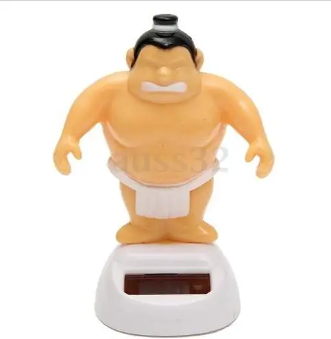 Борец Sumo на солнечной батарее танцевальная игрушка настольное украшение для