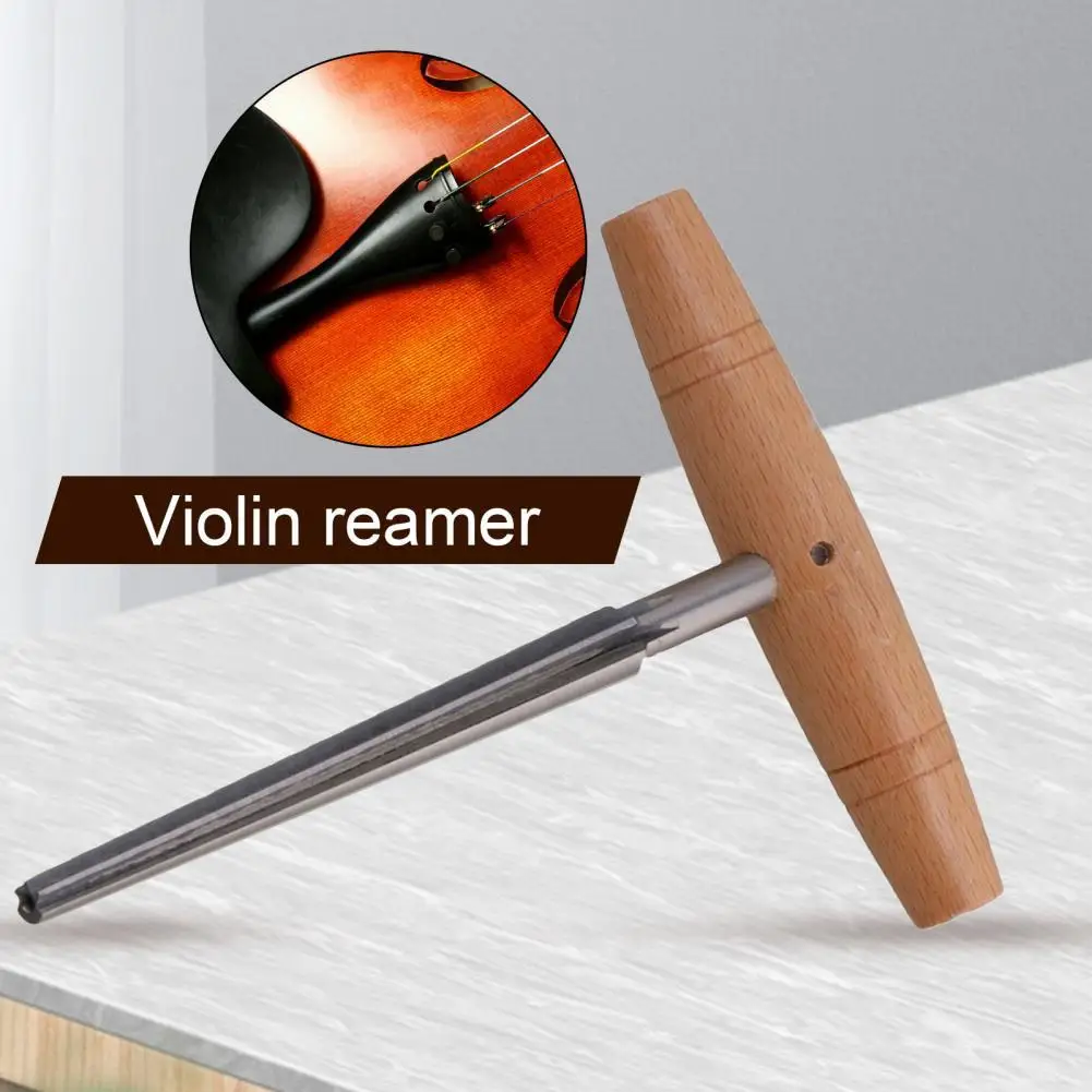 

Violin Reamer Portable Violin Tapered Reamer Handheld Precise High Quality Violin Peg Tapered Spiral Cut Tools
