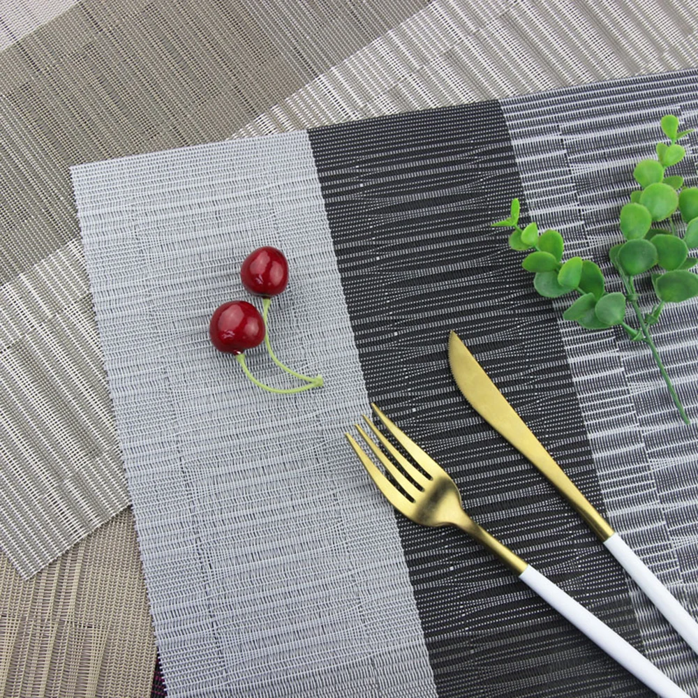 Новинка 2019 модные подставки для обеденного стола из ПВХ коврики дисков чашек