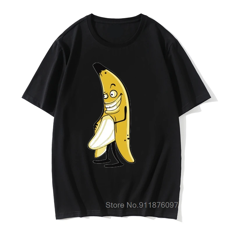

Классные мужские футболки, европейские размеры, 100% хлопок, Забавный дизайн банана, футболки для мужчин, Оригинальная летняя футболка с коро...