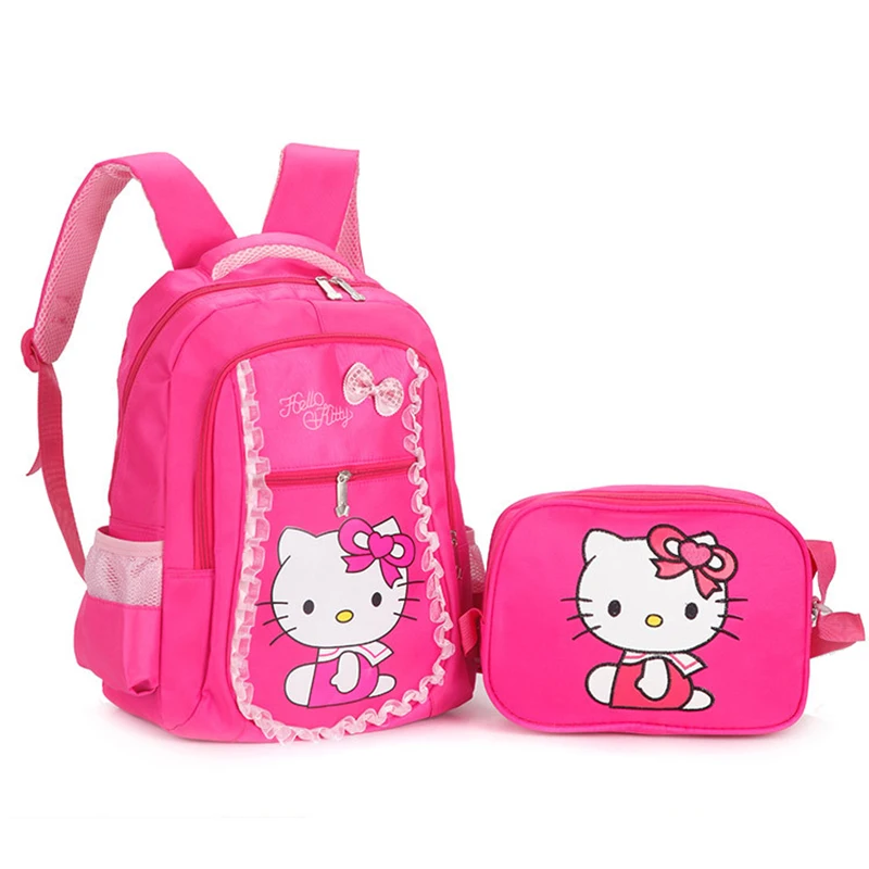Рюкзак для девочек HELLO KITTY милый розовый рюкзак с рисунком из мультфильма