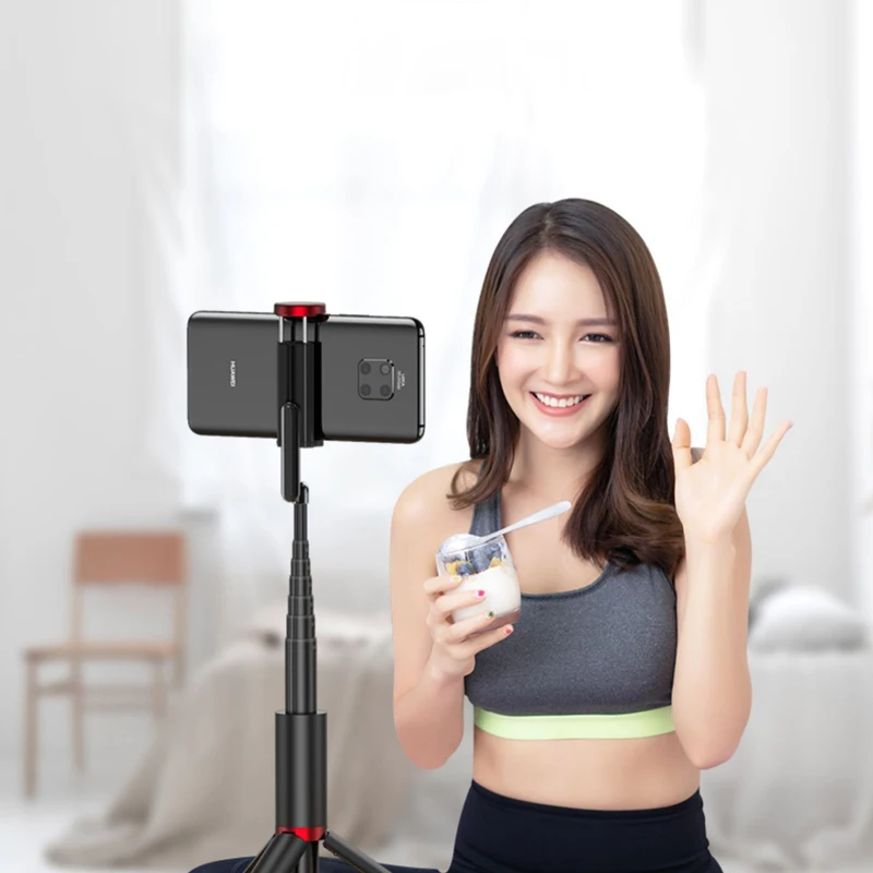 YUNAO AB202 Bluetooth палка для селфи с поддержкой пульта дистанционного управления