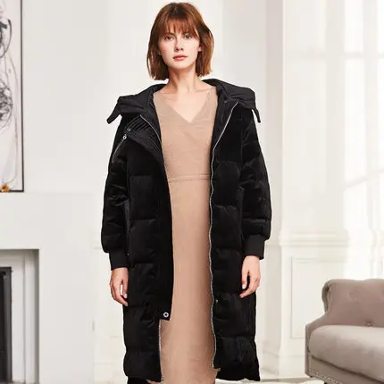 

Down Winter jacket Female Overcoat 2020 Fashion New Jaqueta Feminina Inverno Women's Hooded Parka Hight Quality LX1188