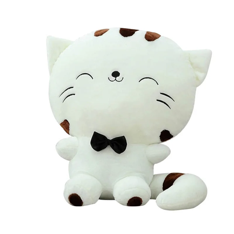 

20CM Kawaii Cat Plush Toys with Bow Gift Stuffed Animals Soft Doll Cushion Sofa Cute Pillow Gifts Xmas Gift Party Decor