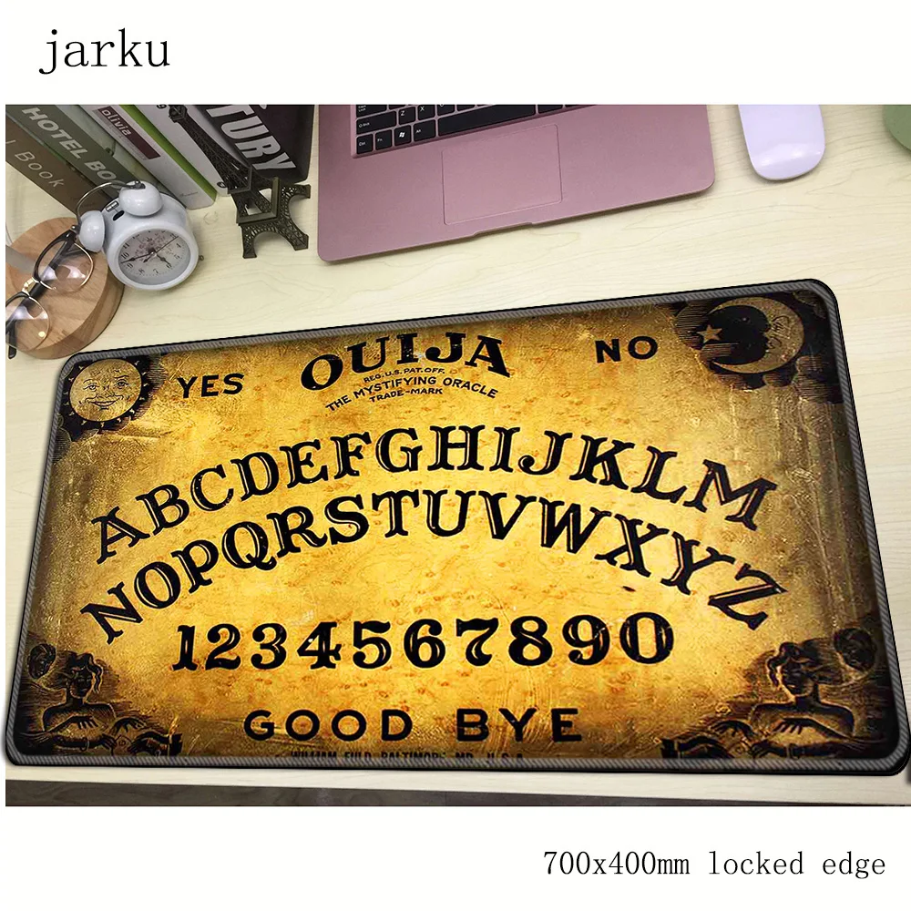 ouija board pad mouse computador gamer mause 700x400X2MM padmouse big HD print mousepad ergonomic gadget office desk mats | Компьютеры и