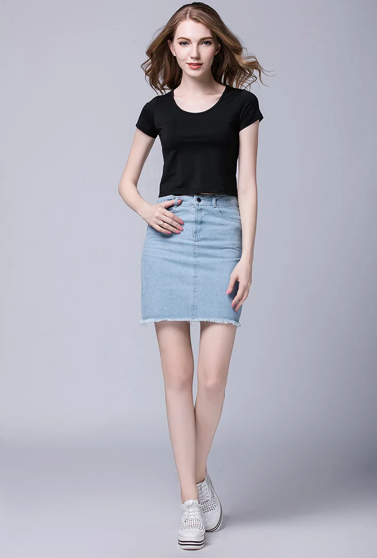 

Dress Women's Top 2021 Summer Casual Women's T-shirt Short Sleeve Slim Modal Short Round Neck Women's Top and Bottom Coat