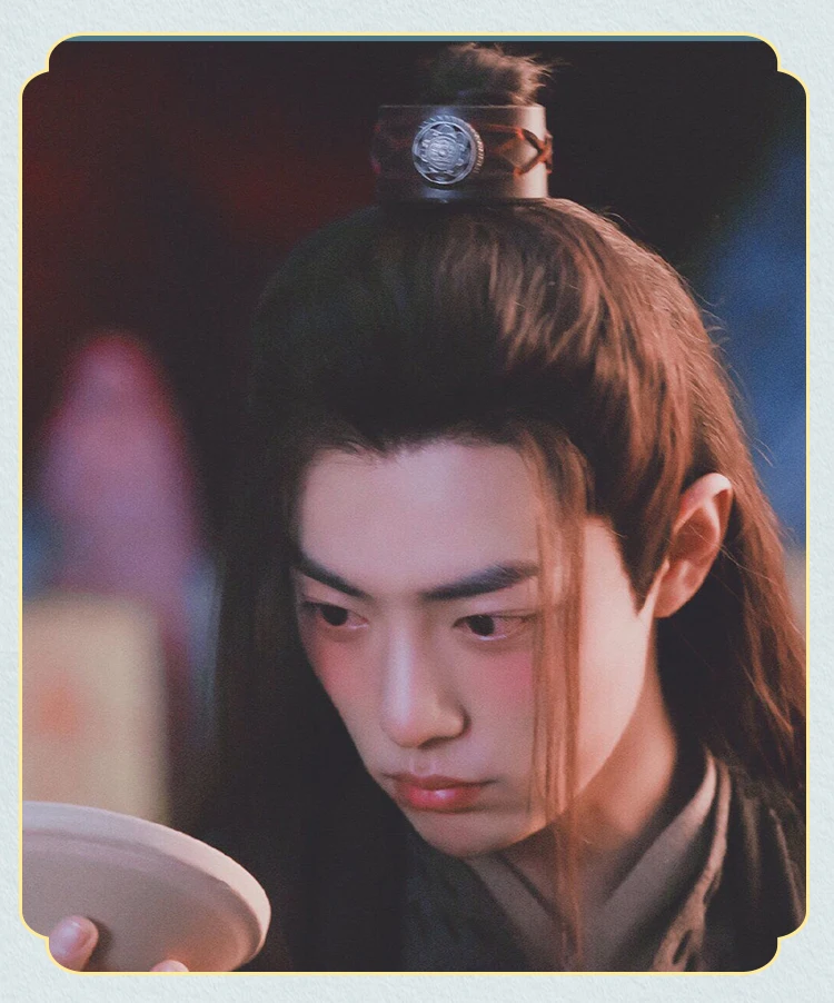 Кожаная корона для волос косплея Chen Qing Ling винтажный Королевский головной убор