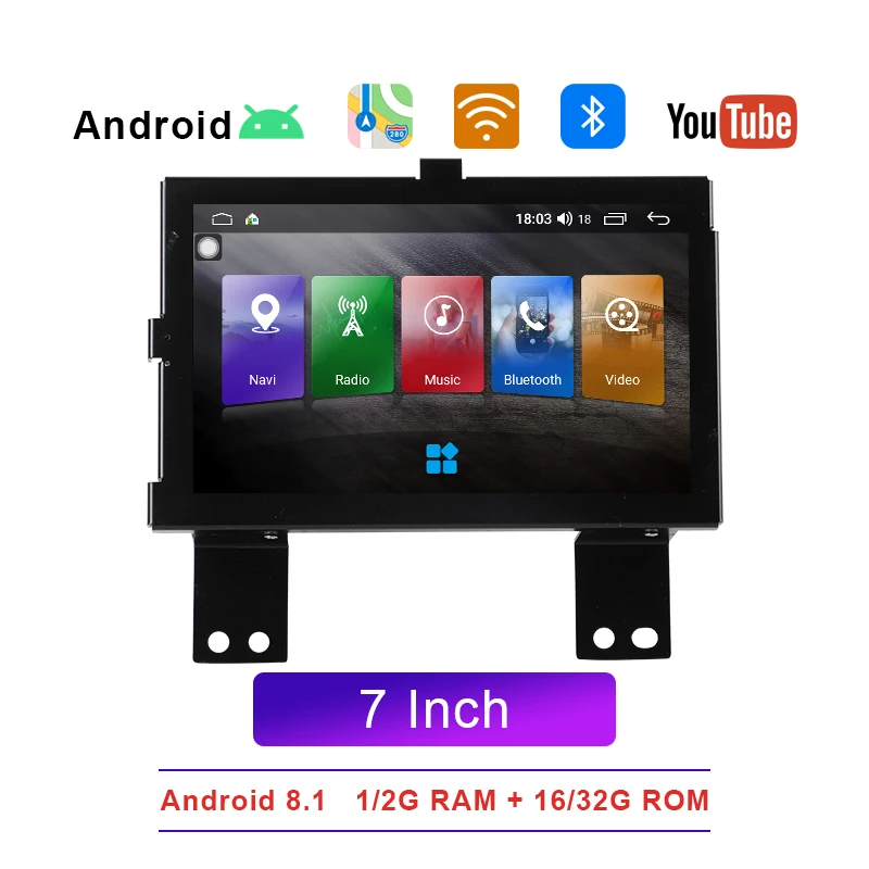 

7 inch IPS touch screen Car Radio Multimedia Video Player Navigation GPS Android 8.1 No dvd 2d For Nissan Teana 2008