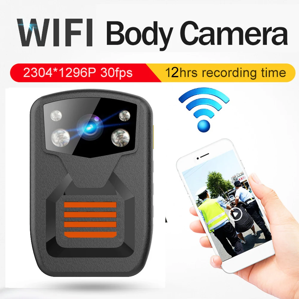 Ультра Full HD мини камера полицейского кузова Автомобильный видеорегистратор