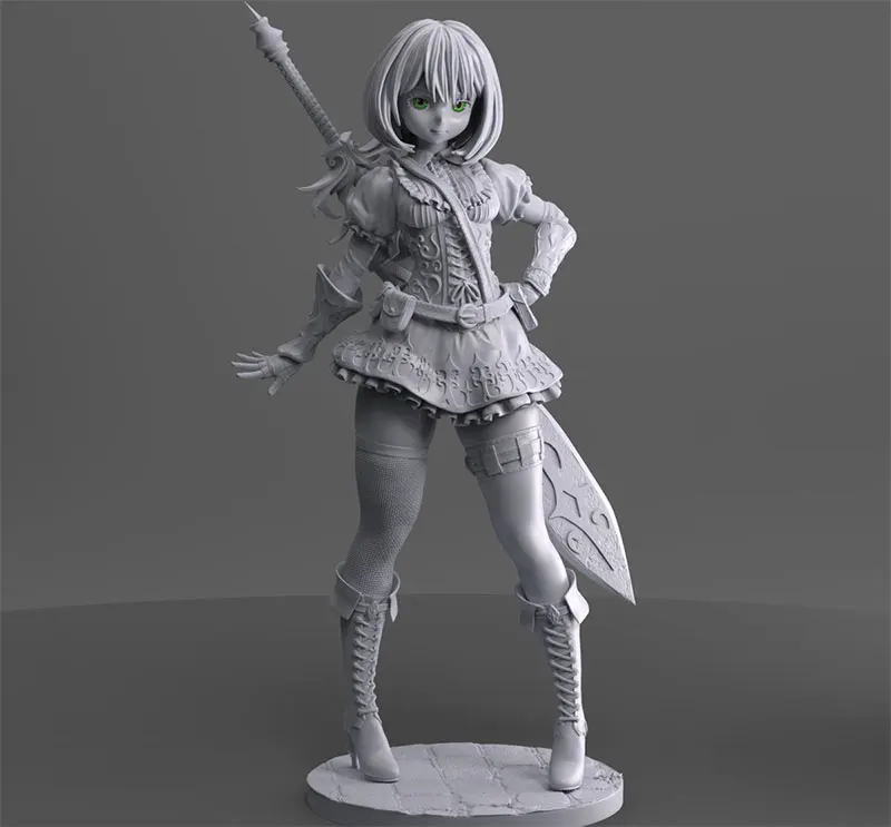 20 см женский солдат Rowling Реалистичная миниатюрная статическая модель